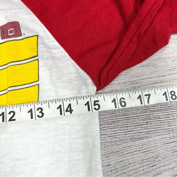 Vintage Mens Closeup Washington DC Baseball T-Shirt 80s Size M USA - Picture 8 of 9